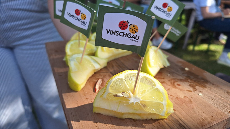 Mela Golden e limone